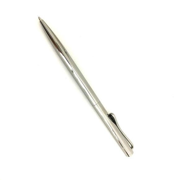 Tiffany&Co. Elsa Peretti Silver Tone Ballpoint pen /7N0404 - Picture 4 of 8